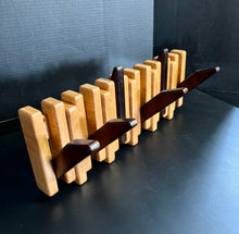 Load image into Gallery viewer, Modern wood coat rack
